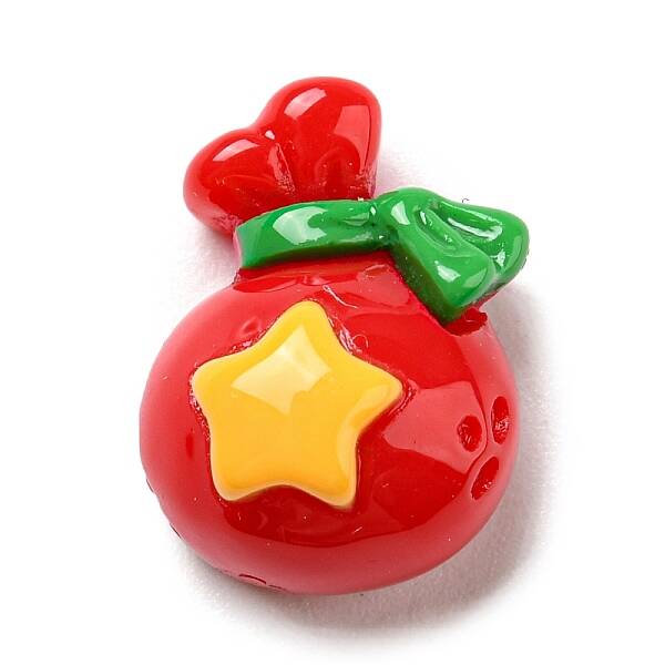 Christmas Opaque Resin Cabochons