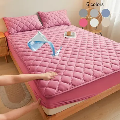 Waterproof Mattress Cover, 1 Count Soft Comfortable Breathable Mattress Protector, Bedding Supplies for Bedroom, Guest Room, ...