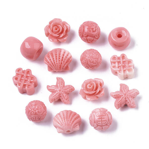 Synthetic Coral Beads
