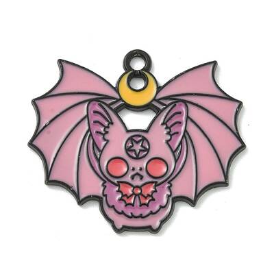 Halloween Theme Alloy Enamel Pendants