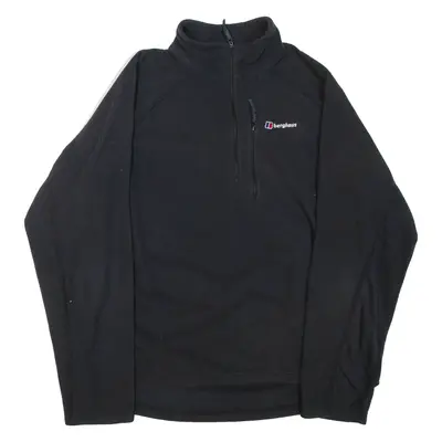 BERGHAUS Mens Fleece Grey 1/4 Zip XL