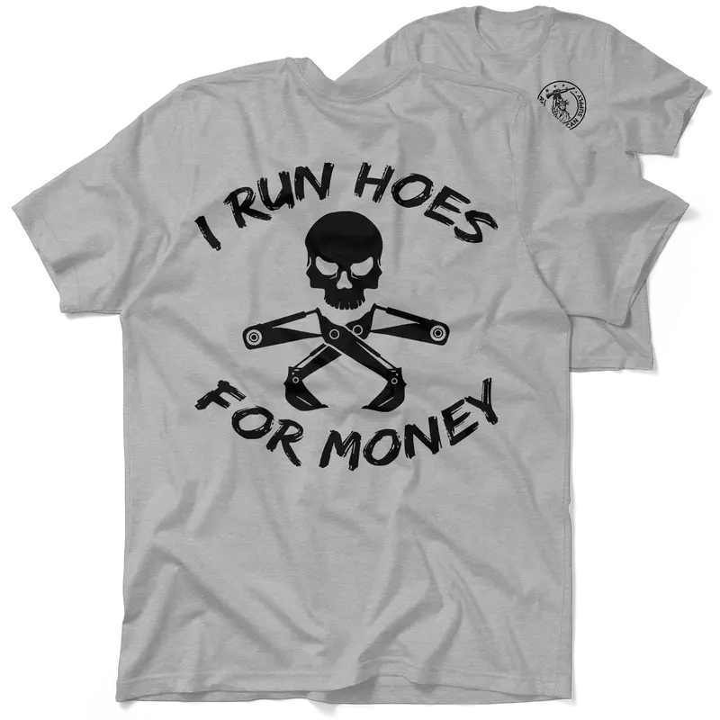 I Run Hoes - Heather Gray T-Shirt