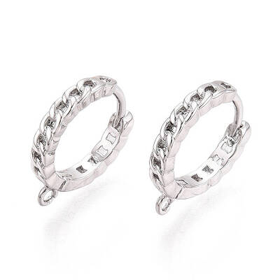 Brass Hoop Earring Findings