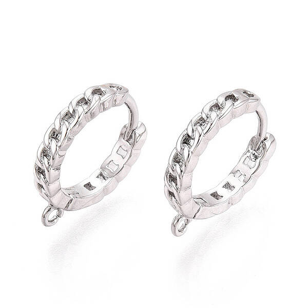Brass Hoop Earring Findings