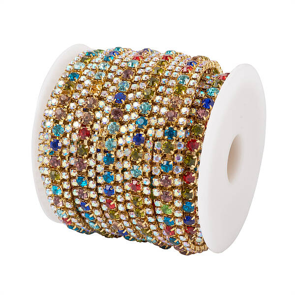Zinc Alloy Rhinestone Strass Chains