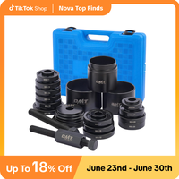 【Summer Tools】Orion Motor Tech Wheel Bearing Press Kit for Front Wheel Drive Bearing Removal & Installation,Red/Blue 24pc...
