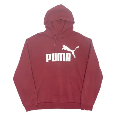 PUMA Womens Maroon Hoodie XL