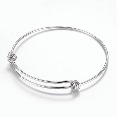 Tarnish Resistant Adjustable 304 Stainless Steel Expandable Bangle Making