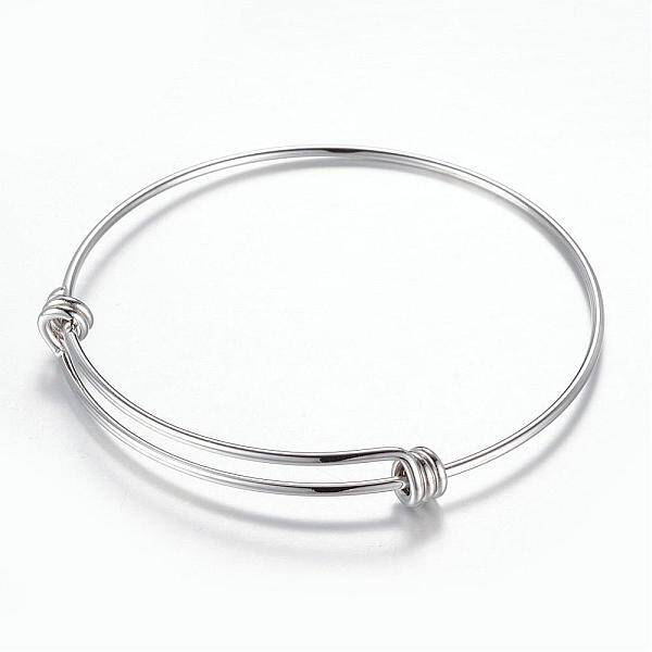 Tarnish Resistant Adjustable 304 Stainless Steel Expandable Bangle Making