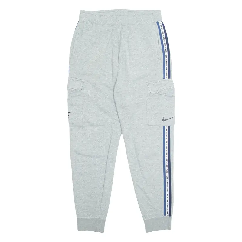 NIKE Mens Joggers Grey Tapered S W28 L26