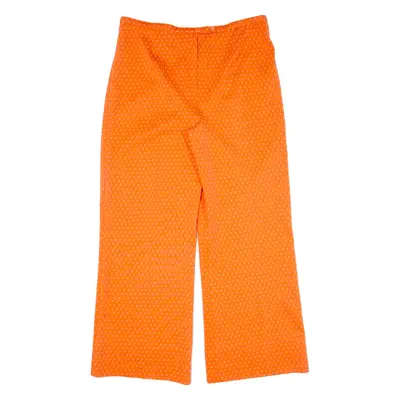Womens Trousers Orange Regular Wide-Leg W33 L28
