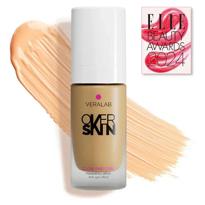Overskin Glow And Care - Active, Radiant and Moisturizing Foundation 07 - Warm 30 ml