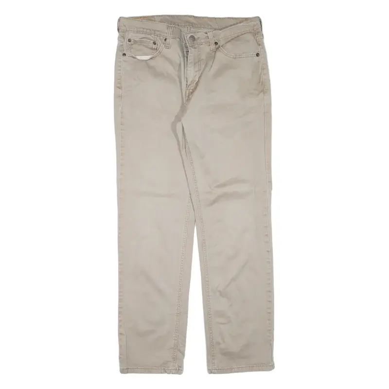 LEVI'S 541 Mens Trousers Beige Relaxed Tapered W34 L29