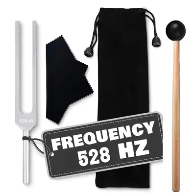 Tuning Fork 528 Hz Tuner with Mallet Set for DNA Repair Healing Nervous System Testing Tuning Fork Health Care Spiritual Acce...