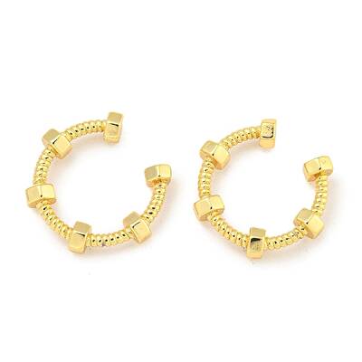 Brass Cuff Earrings for Women