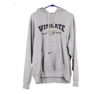 Wingate Nike Hoodie - Medium Grey Cotton Blend