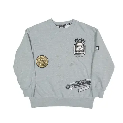 STAR WARS Stormtrooper Sweatshirt Grey Mens S