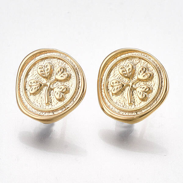 Brass Stud Earring Findings