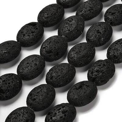 Natural Lava Rock Beads Strands