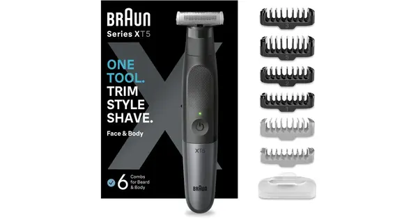 Braun Series X XT5200 beard trimmer and razor