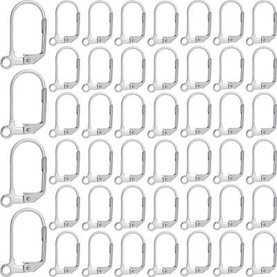 304 Stainless Steel Leverback Earring Findings