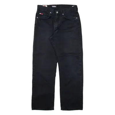 LEE COOPER Mens Trousers Black Regular Straight W30 L28