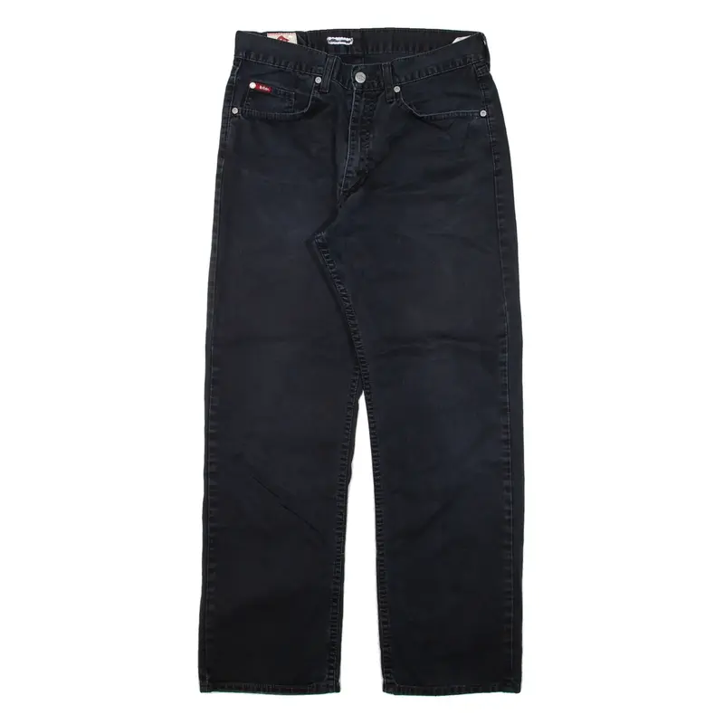 LEE COOPER Mens Trousers Black Regular Straight W30 L28