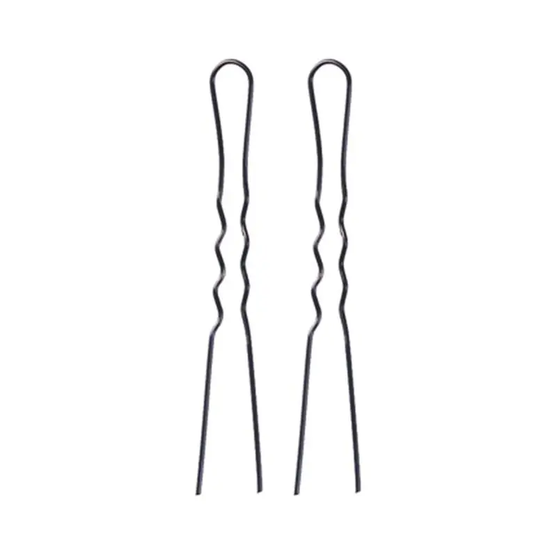 Eurostil Black Hairpins Box 49mm Pack of 200 units