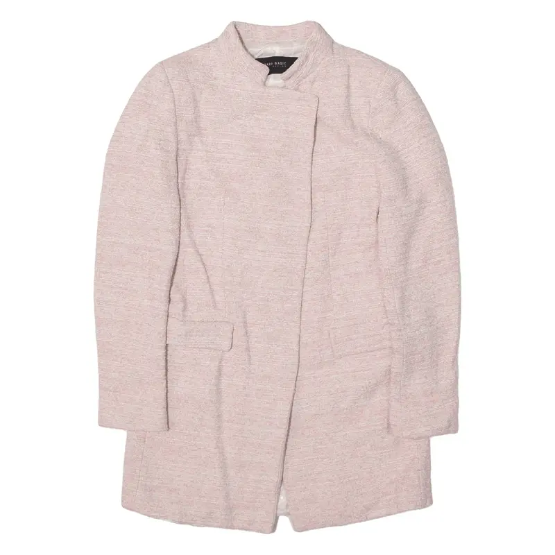 ZARA Overcoat Jacket Pink Womens S