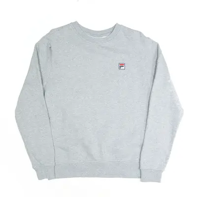 FILA Embroidered Sweatshirt Grey Mens S
