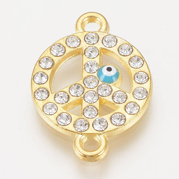 Alloy Rhinestone Links connectors