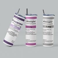 Pharmacy Tumbler 20 oz Stainless Steel Drinkware Cup Washable Portable Flasks Beverage Tear Mug Bottles Water Bottles