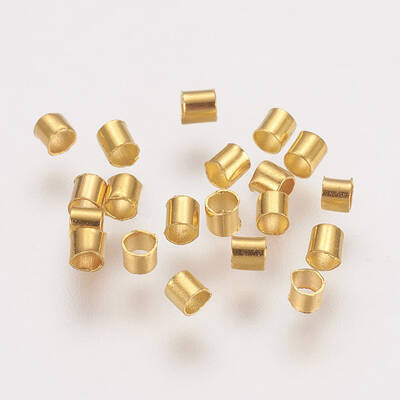 Brass Crimp Beads