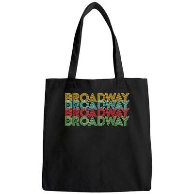 Retro Broadway Theatre Graphic Vintage Tote Bag