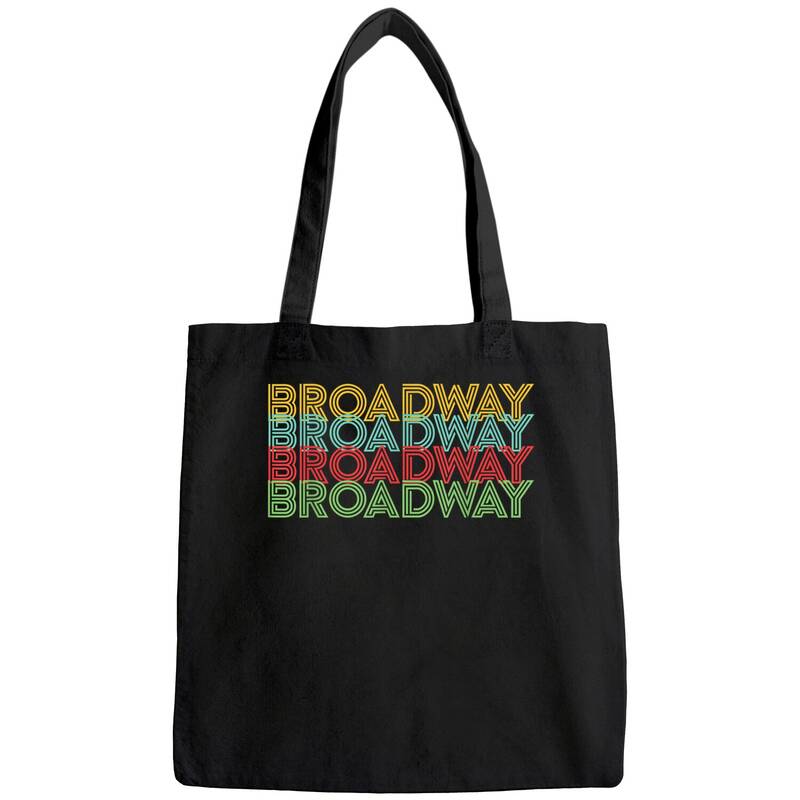 Retro Broadway Theatre Graphic Vintage Tote Bag
