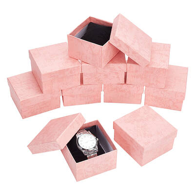 Square Cardboard Watch Storage Boxes