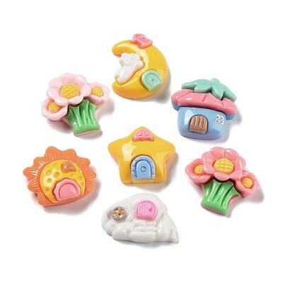 Opaque Resin Cabochons