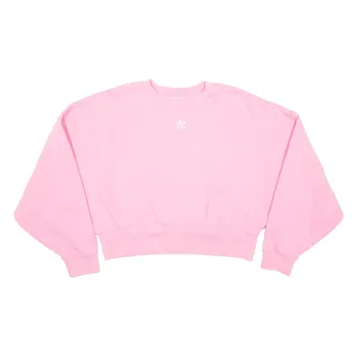ADIDAS Cropped Womens Sweatshirt Pink UK 8