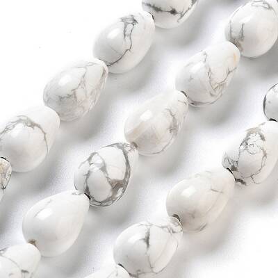 Natural Howlite Beads Strands