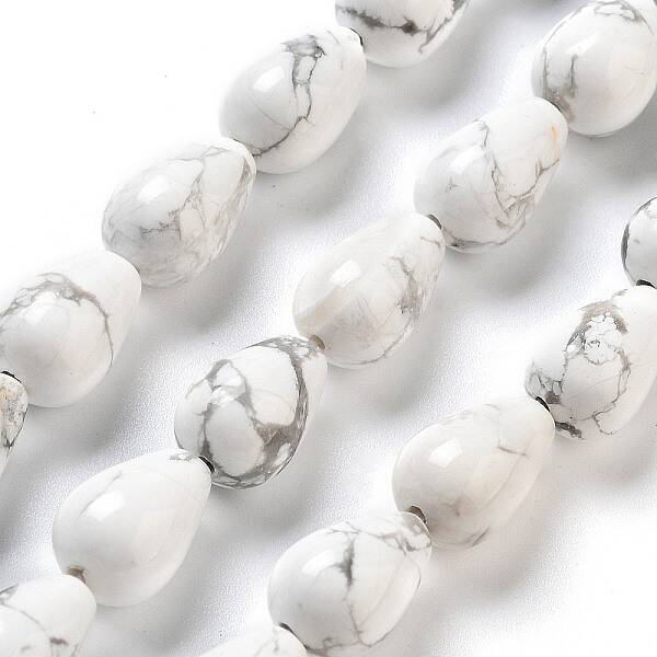 Natural Howlite Beads Strands