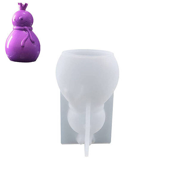 DIY Christmas Silicone Statue Candle Molds
