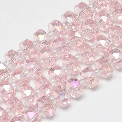 Electroplate Glass Beads Strands