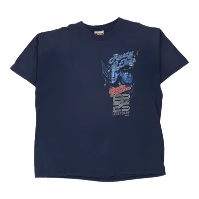 Rusty & Elvis Chase Authentics Nascar T-Shirt - XL Navy Cotton