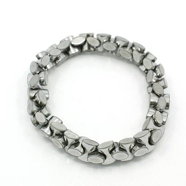 Fashion Non-Magnetic Synthetic Hematite Stretchy Bracelets