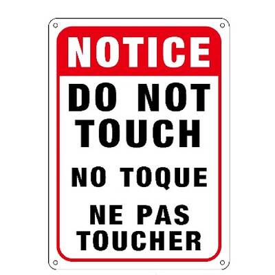 UV Protected & Waterproof Aluminum Warning Signs