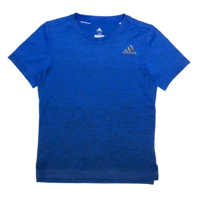 ADIDAS Boys T-Shirt Blue 7-8Y