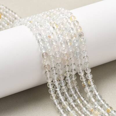 Natural White Topaz Beads Strands
