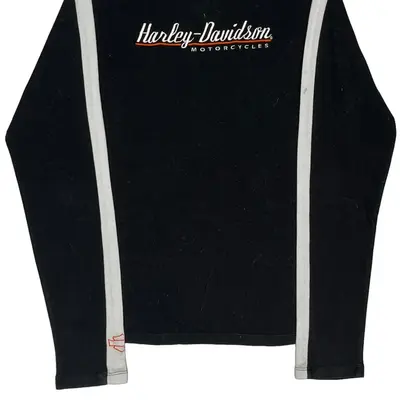 Harley Davidson Graphic Rollneck - Large Black Cotton