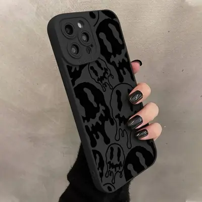 Creative Ghost Pattern Phone Case, TPU All-inclusive & Drop-resistant Phone Protective Cover, Decorative Phone Accessories Co...