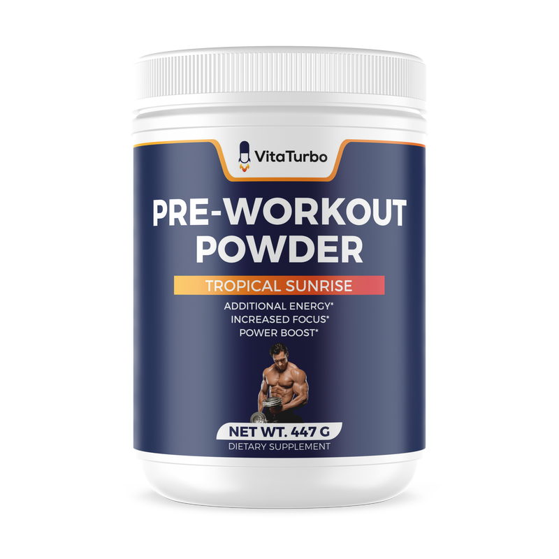Pre Workout Powder (Tropical Sunrise) - 447 Grams